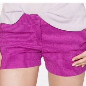 J. CREW seersucker shorts. Sz. 8